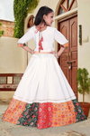 OC 176 Chanderi Printed Navratri Special Girls Wear Kids Lehenga Choli Wholesale Shop In Surat